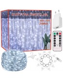 Светлинна завеса LED гирлянда за прозорец с дистанционно управление 3м